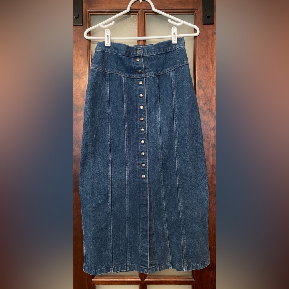 Rocky Mountain Denim Skirt.
